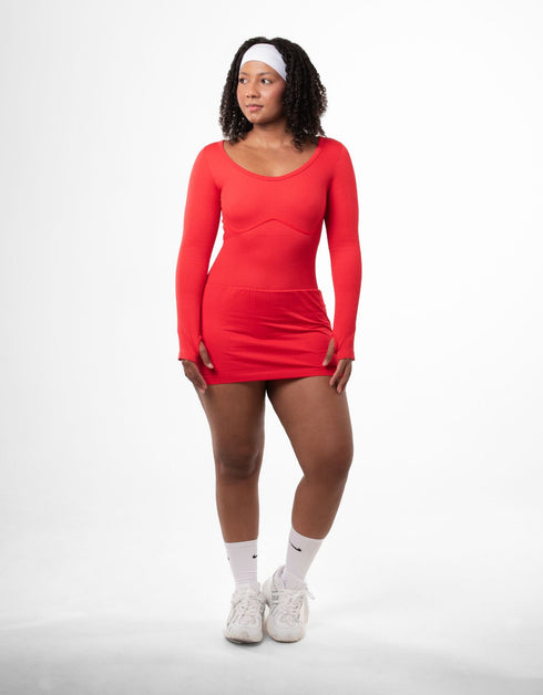 VESTIDO SEAMLESS MANGA LARGA
