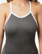 ENTERIZO SEAMLESS ESPALDA CRUZADA SEMI PUSH UP