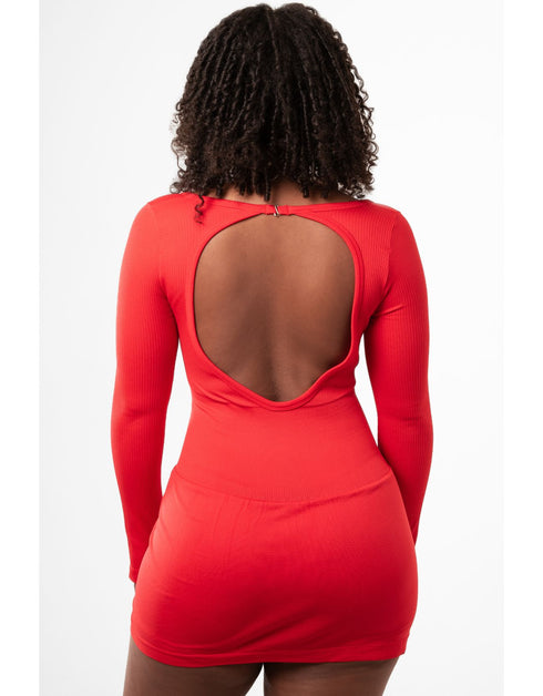 VESTIDO SEAMLESS MANGA LARGA