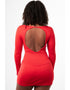 VESTIDO SEAMLESS MANGA LARGA