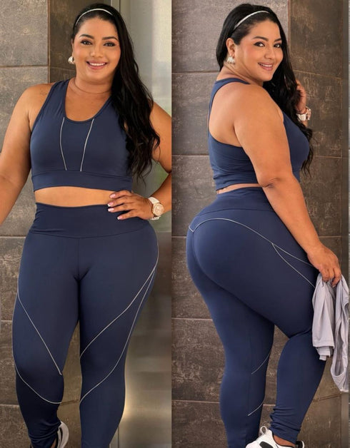 Set Trio "Soft Structure" – Legging, Top y Camisilla