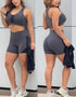 Set Trio "Total Active" – Short + Top + Camisilla: Versatilidad en 3 Piezas